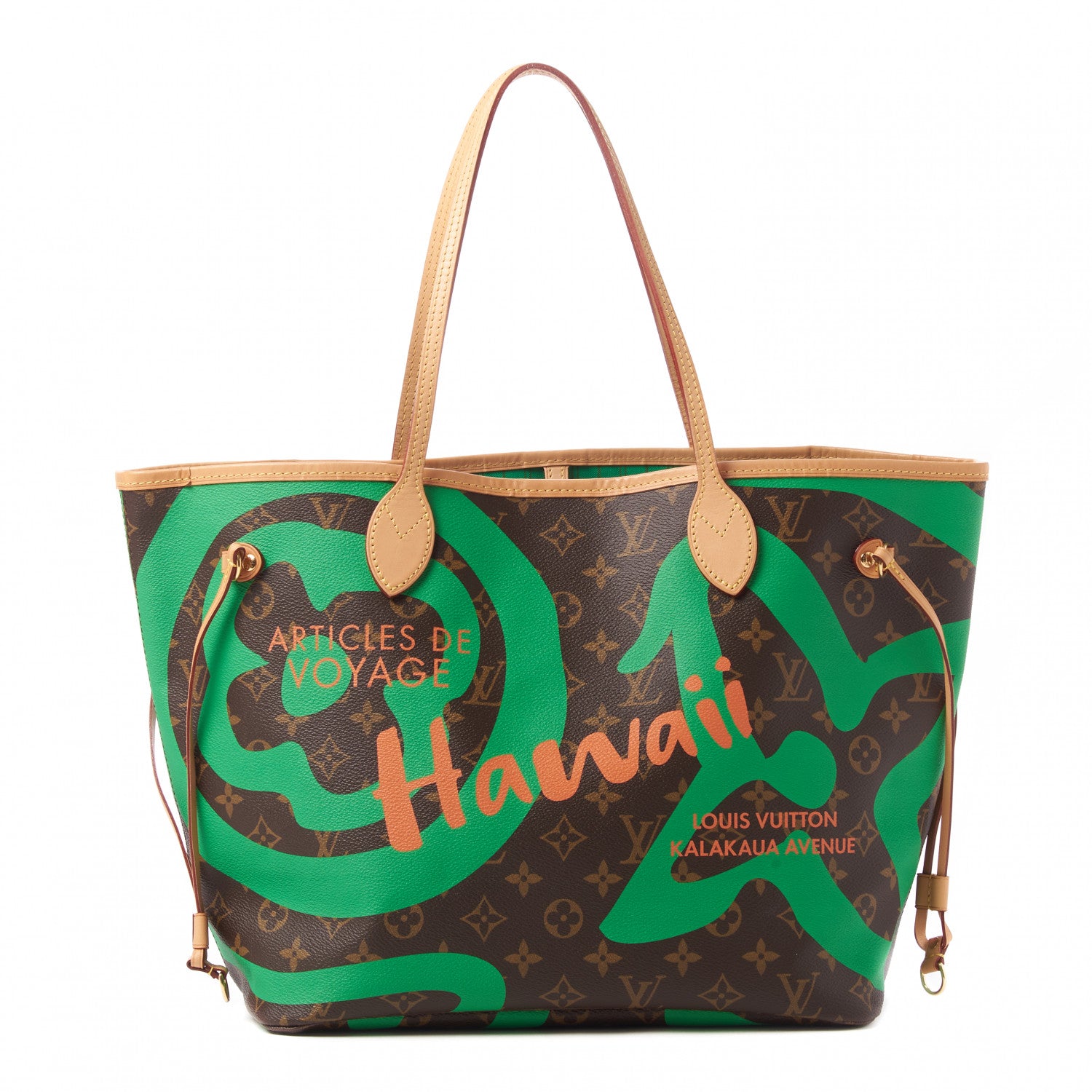 Louis Vuitton Monogram Tahitienne Hawaii Neverfull MM 1 of 9