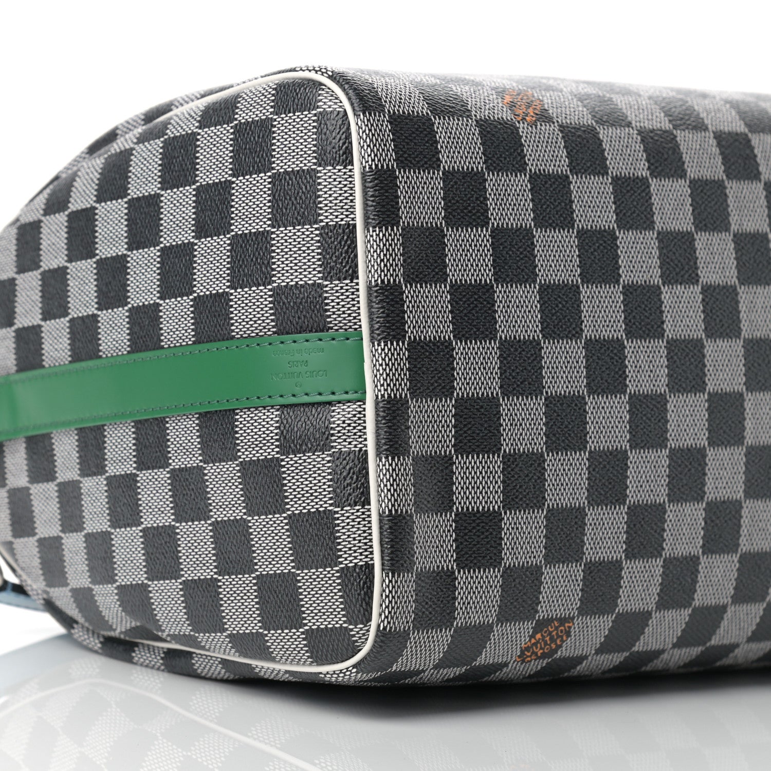 Louis Vuitton Damier Speedy Bandouliere 30 Black White 8 of 9