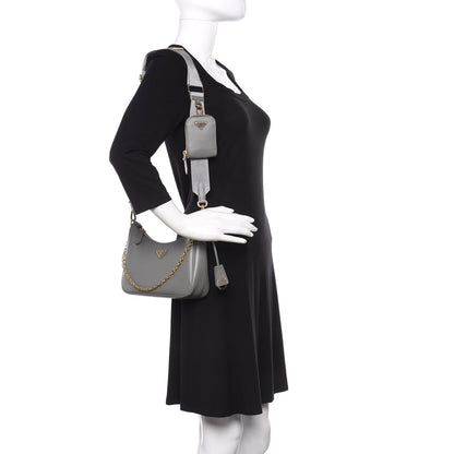Prada Saffiano Re-Edition 2005 Shoulder Bag Ardesia 2 of 10