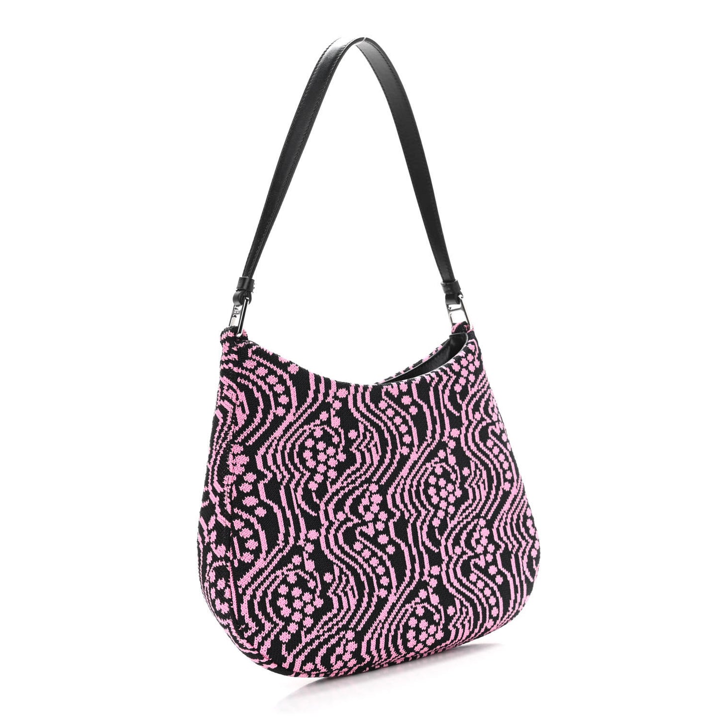 Maglia Jacquard Cleo Shoulder Bag Black Rosa