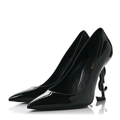 Saint Laurent Patent Opyum 110 Pumps 40.5 Black 3 of 8