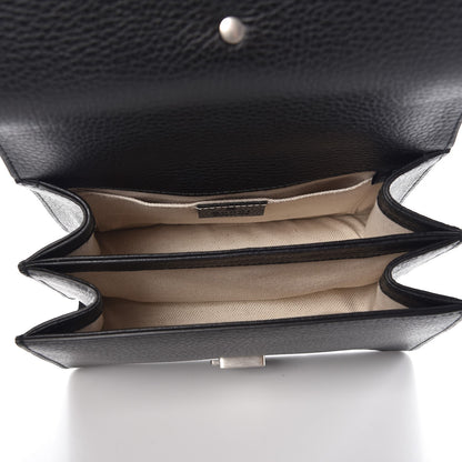 Gucci Dollar Calfskin Crystal Web Mini Dionysus Bamboo Top Handle Bag Black Black Diamond 5 of 8