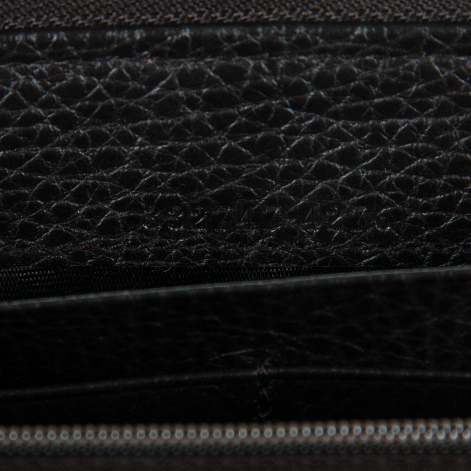Gucci Guccissima Vitello Tender Donna Long Wallet Testa di Moro 7 of 7