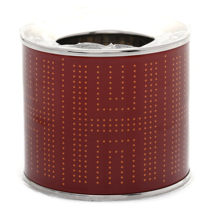 Hermes Enamel Stainless Steal H'Dot Candle Holder 1 of 4
