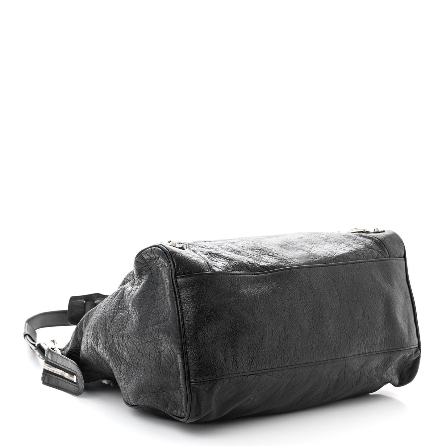 Agneau Classic Silver Hardware Velo Black
