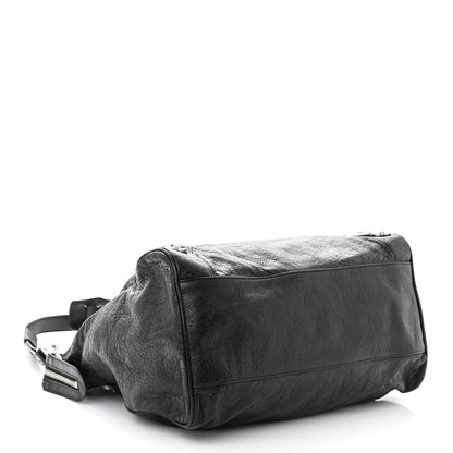 Balenciaga Agneau Classic Silver Hardware Velo Black 4 of 12