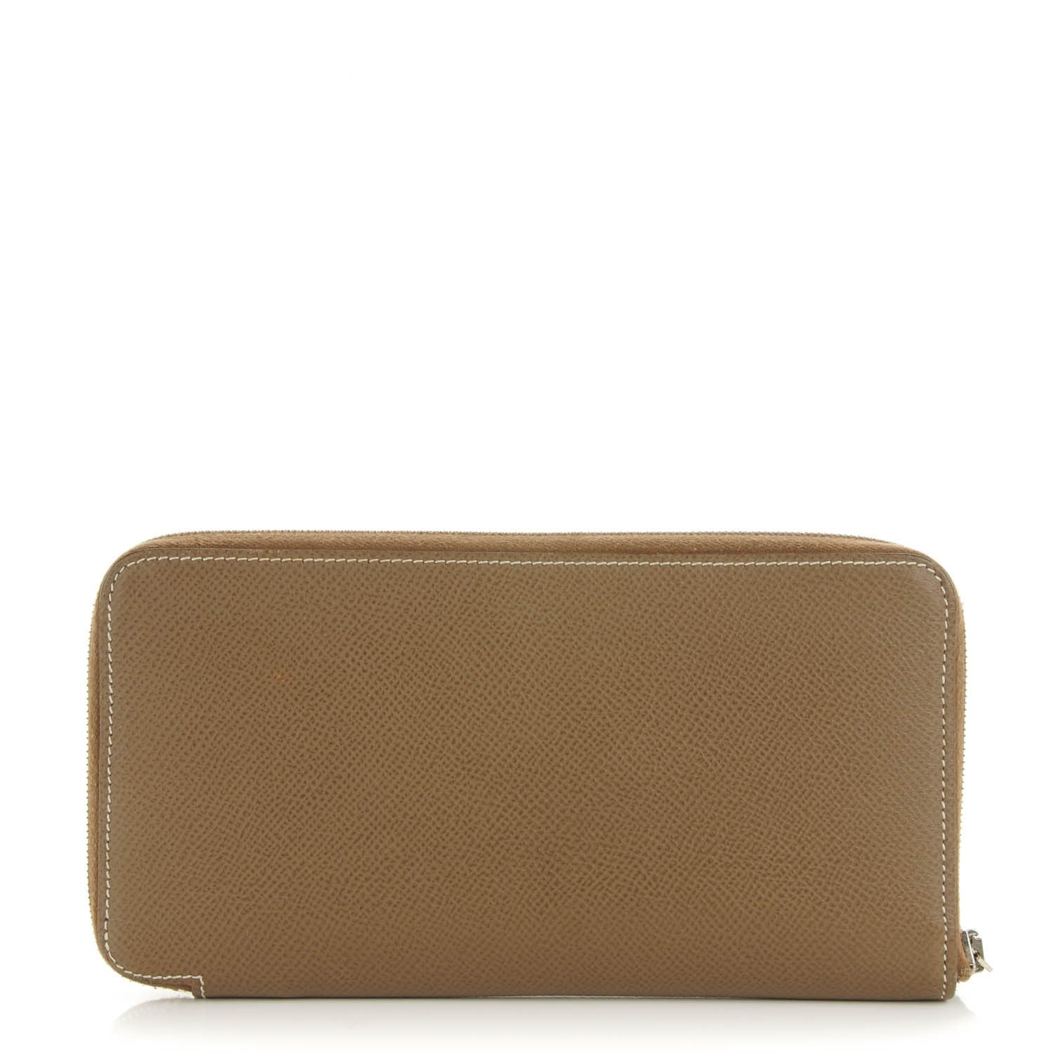 Hermes Epsom Silk'in Wallet Etoupe 1 of 7