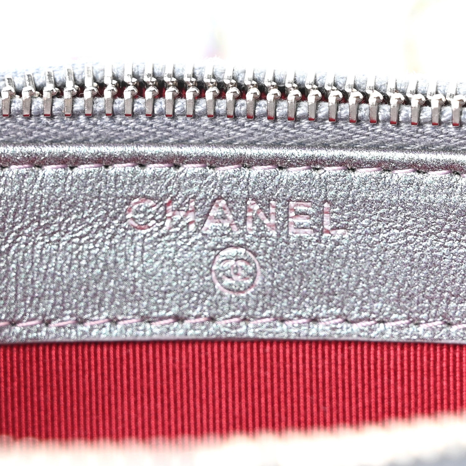 Chanel Iridescent Lambskin Calfskin Quilted Small Gabrielle Clutch With Chain Light Purple 6 of 10