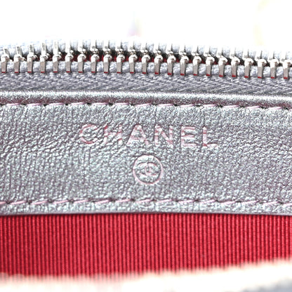Chanel Iridescent Lambskin Calfskin Quilted Small Gabrielle Clutch With Chain Light Purple 6 of 10