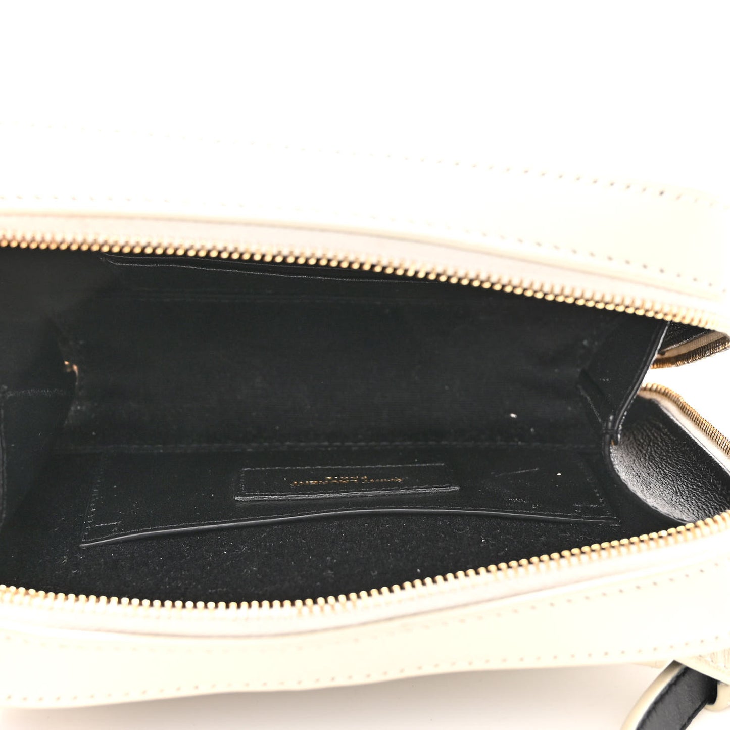 Lambskin Matelasse Vicky Monogram Belt Bag Crema Soft