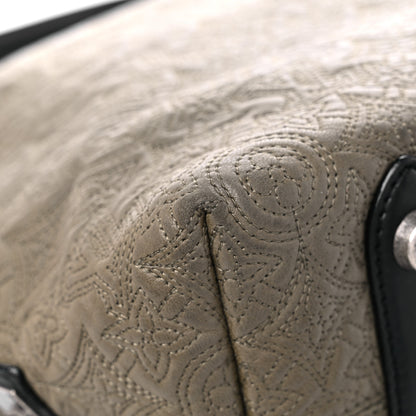 Louis Vuitton Lambskin Antheia Hobo PM Olive 9 of 12