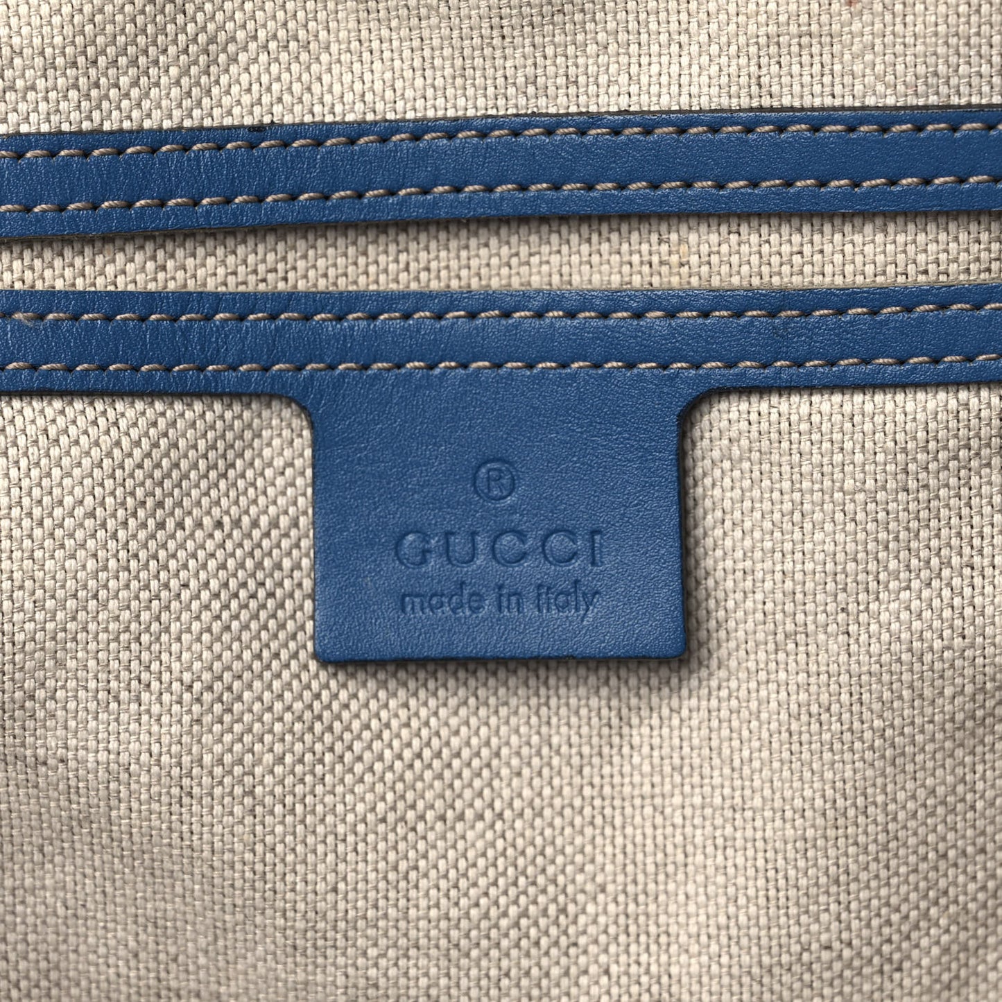 GG Plus Monogram Star Joy Vertical Tote Blue