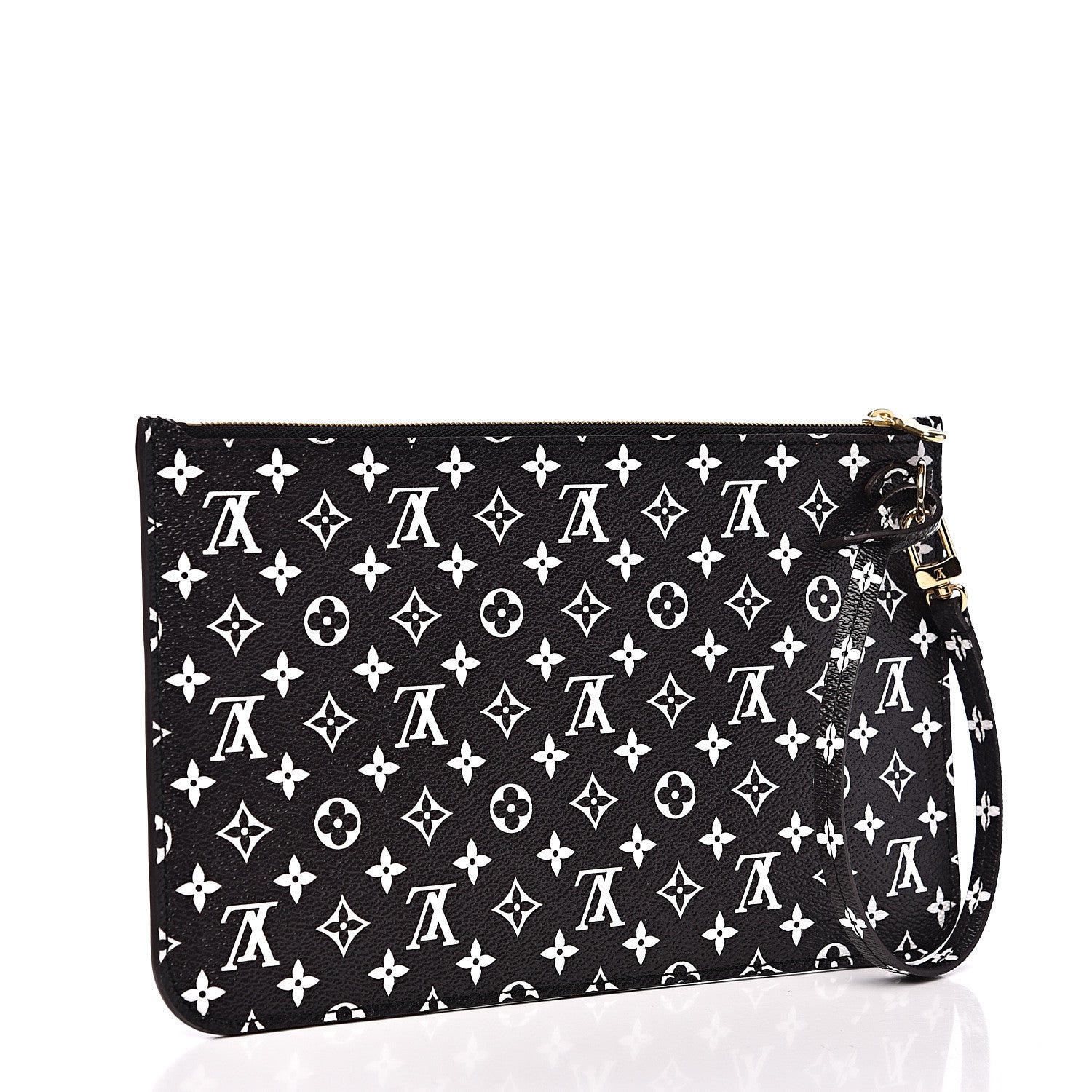 Louis Vuitton Monogram Giant Jungle Neverfull MM GM Pochette Black 2 of 7