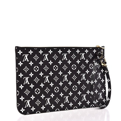 Louis Vuitton Monogram Giant Jungle Neverfull MM GM Pochette Black 2 of 7