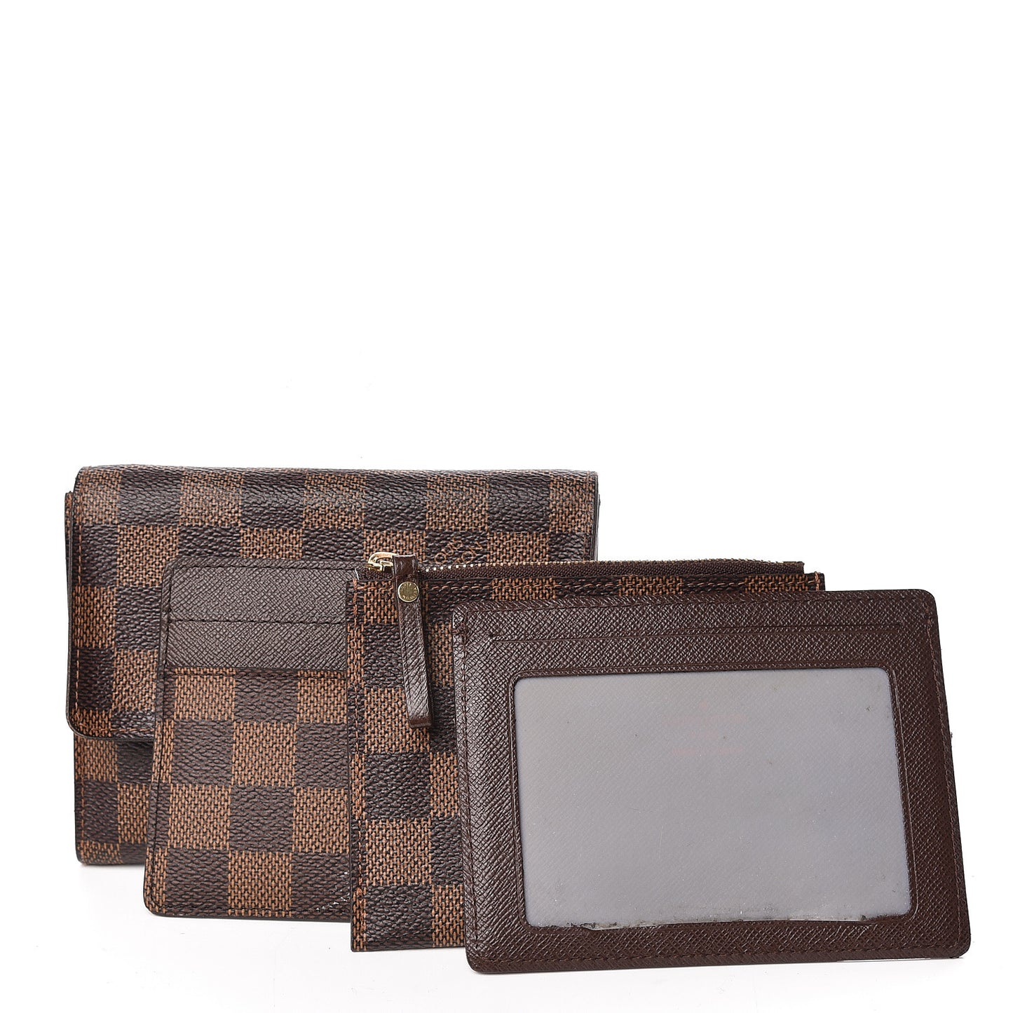 Damier Ebene Portefeuille Compact Modulable Wallet