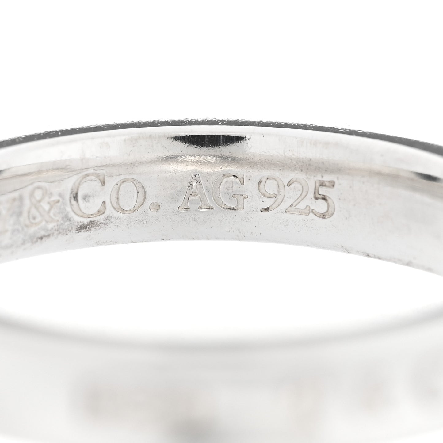 Sterling Silver Narrow 1837 Band Ring 57 8