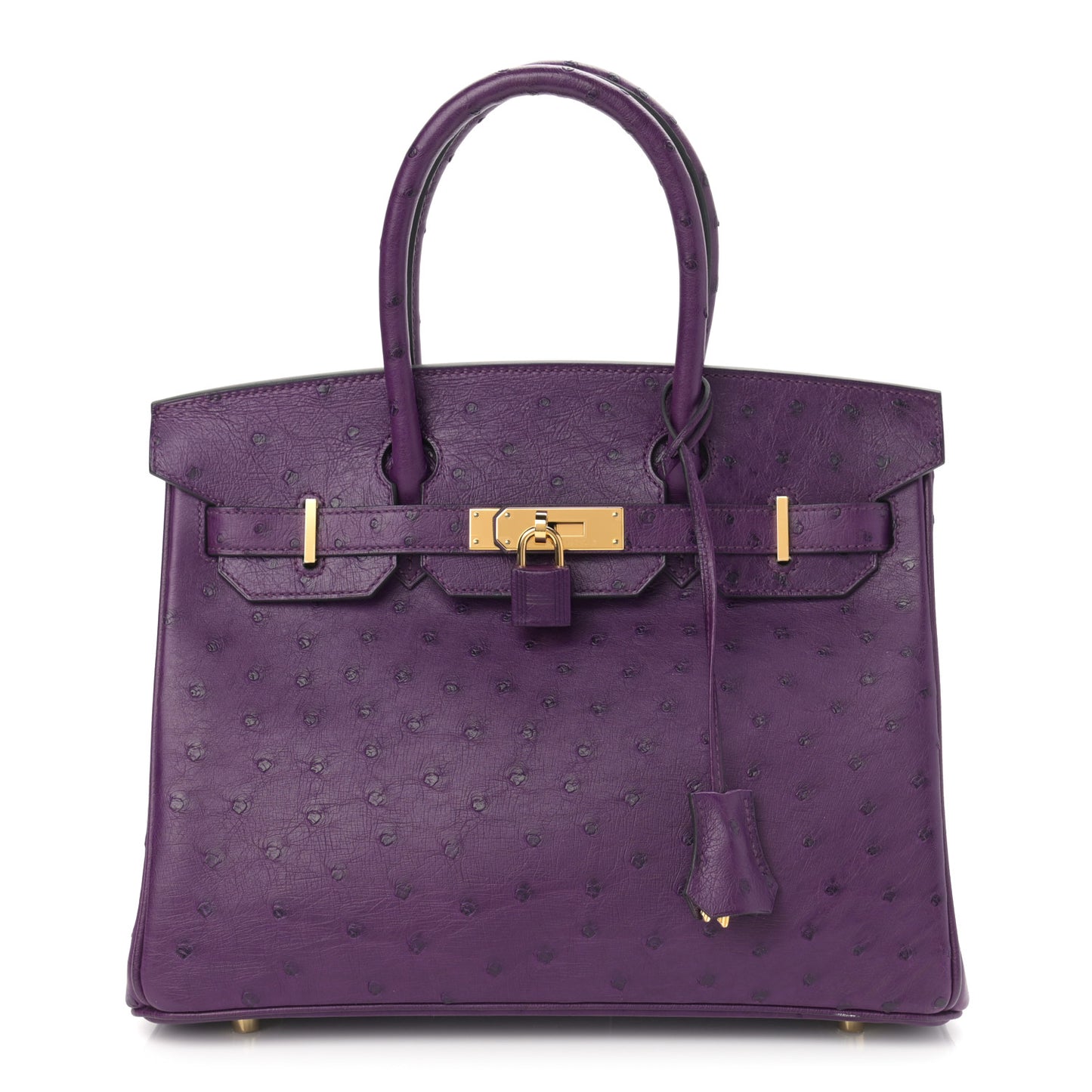Ostrich Birkin 30 Violine