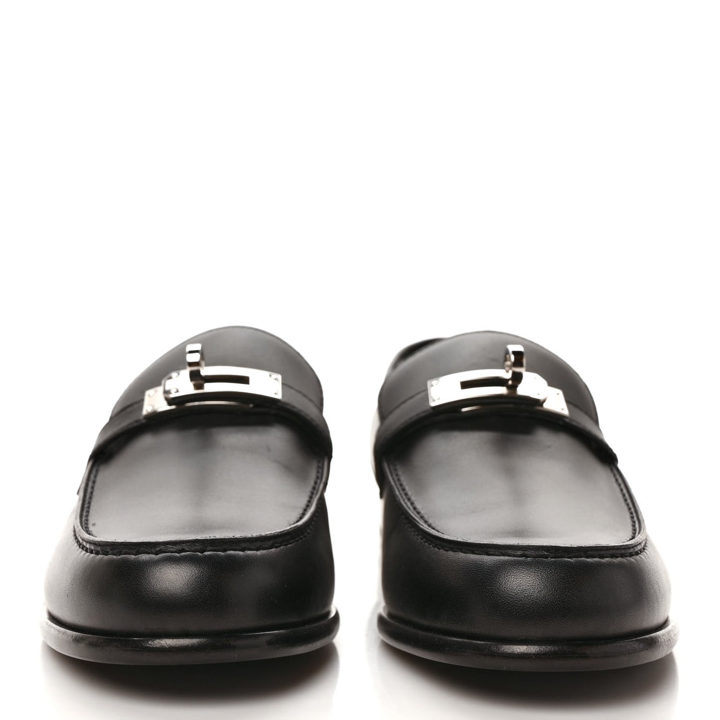 Calfskin Womens Destin Loafers 37 Black