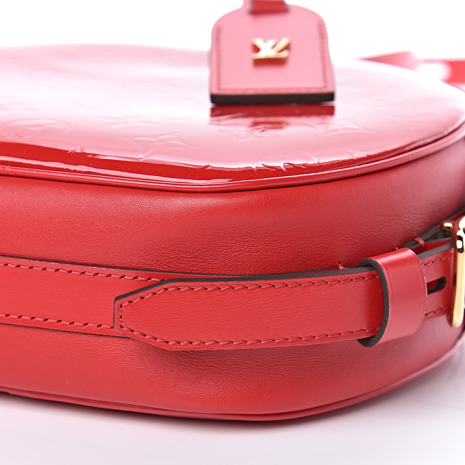 Louis Vuitton Vernis Boite Chapeau Souple Rouge 8 of 8