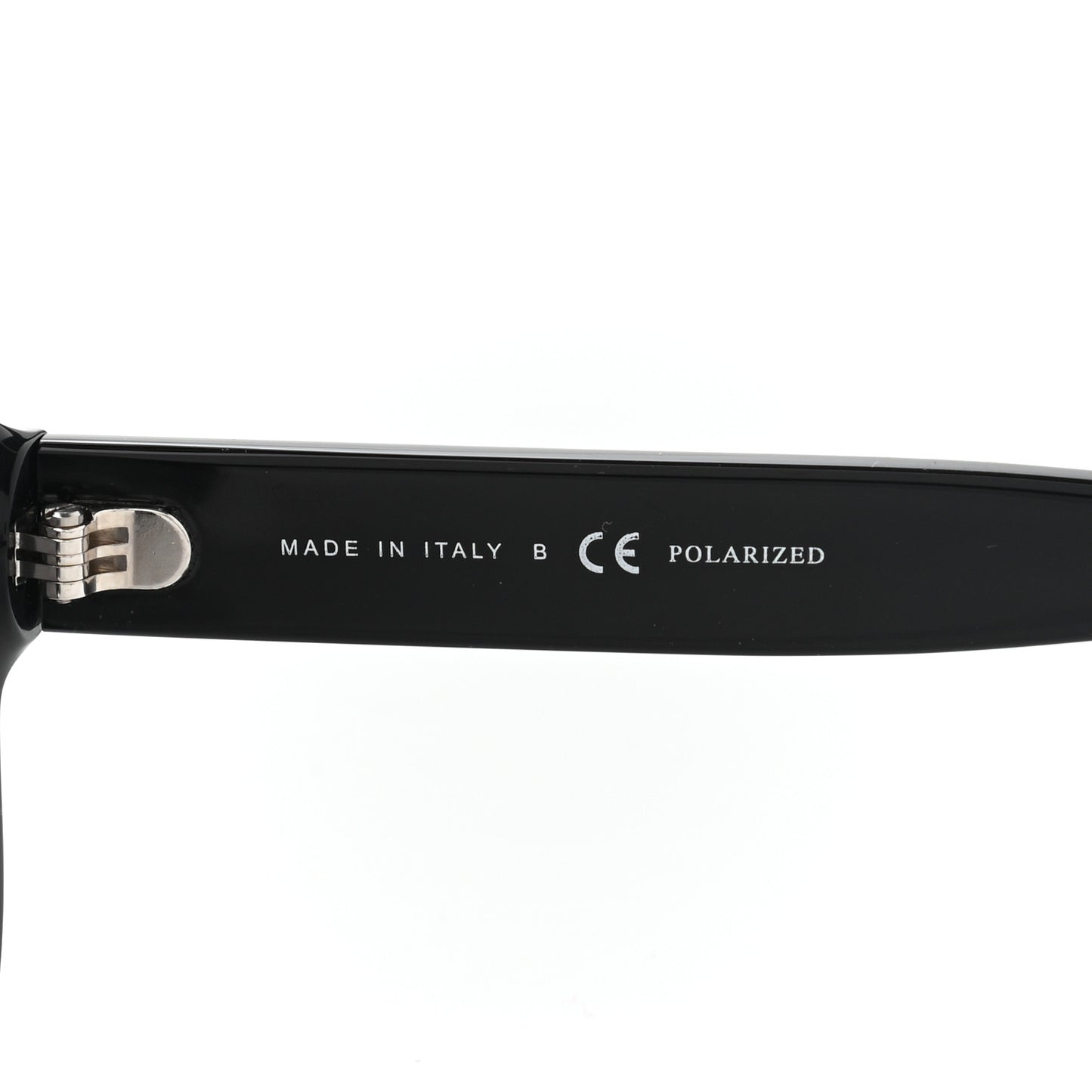 Acetate Polarized Square Sunglasses 5408 Black