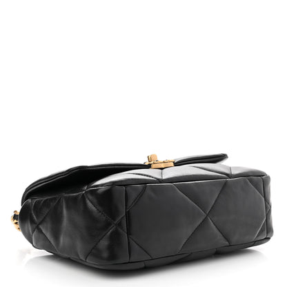 Chanel Lambskin Quilted Medium Chanel 19 Flap Black 4 of 14