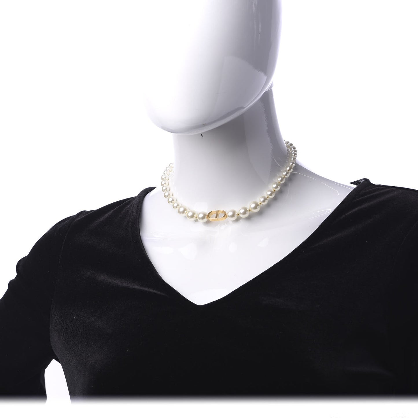 Pearl 30 Montaigne Choker Necklace Gold