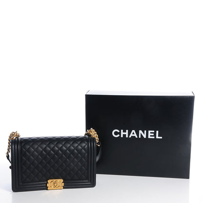 Chanel Calfskin New Medium Boy Flap Black 5 of 10