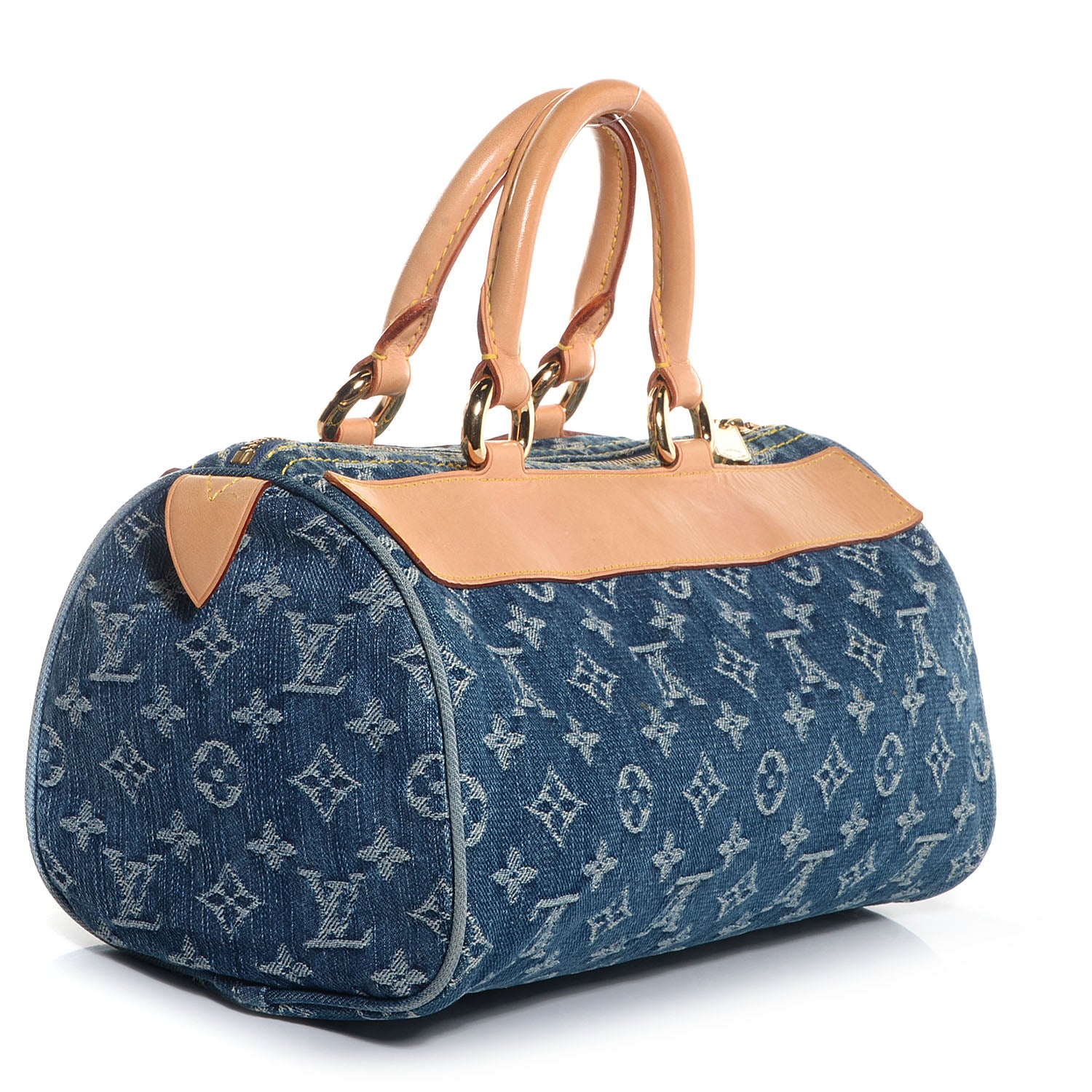 Louis Vuitton Monogram Denim Neo Speedy Blue 3 of 7