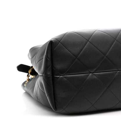 Chanel Calfskin Stitched Large Shopping Bag Black 9 of 11