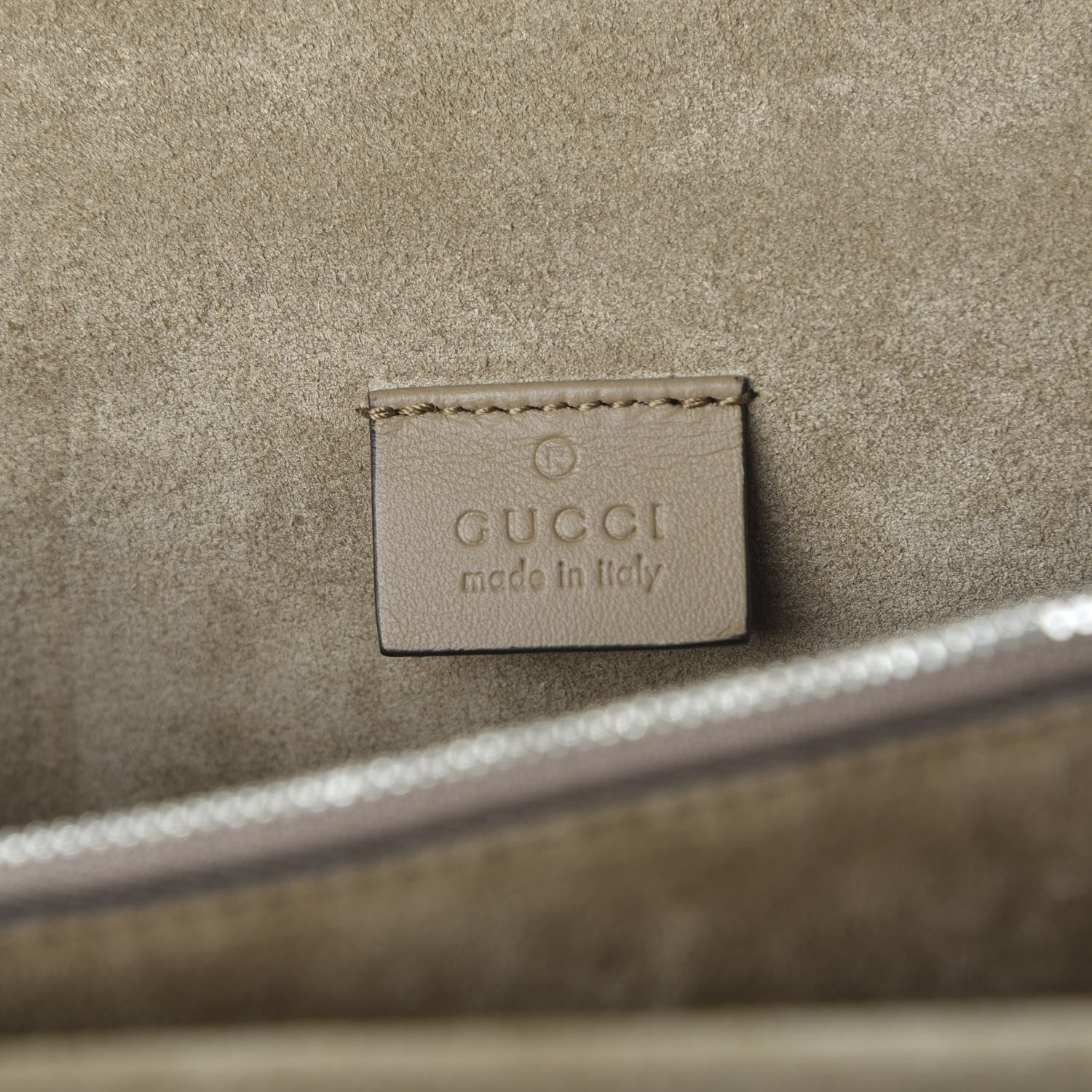 Gucci GG Supreme Monogram Blooms Print Embroidered Small Dionysus Shoulder Bag Blue Taupe 7 of 9
