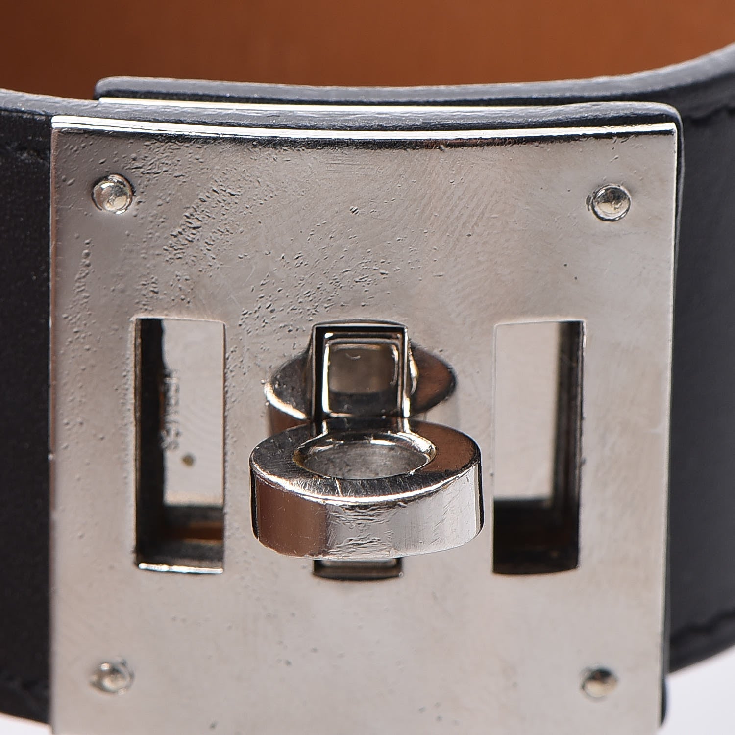 Hermes Box Kelly Dog Bracelet Black 6 of 7