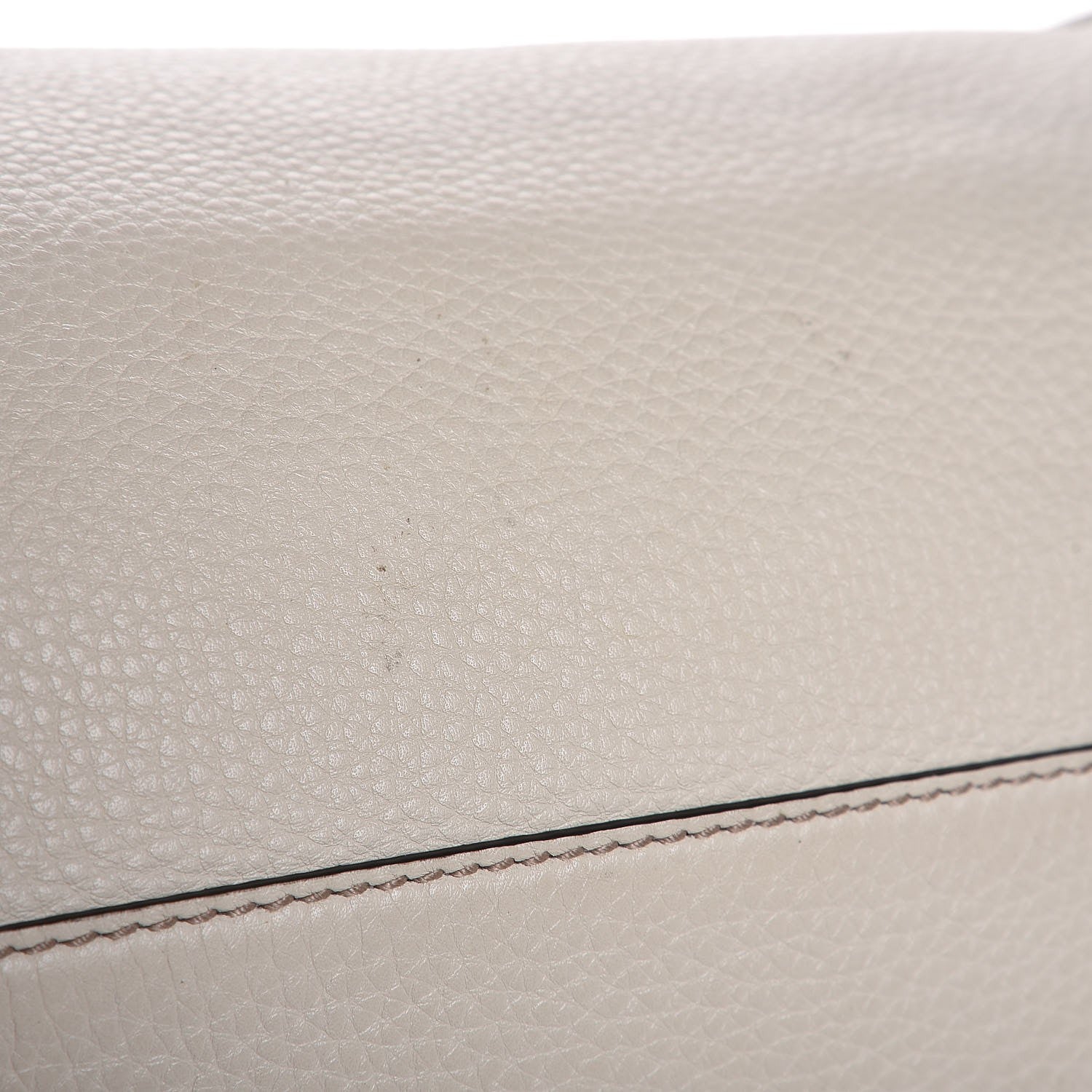 Gucci Pebbled Calfskin Medium Soho Boston Off White 17 of 21