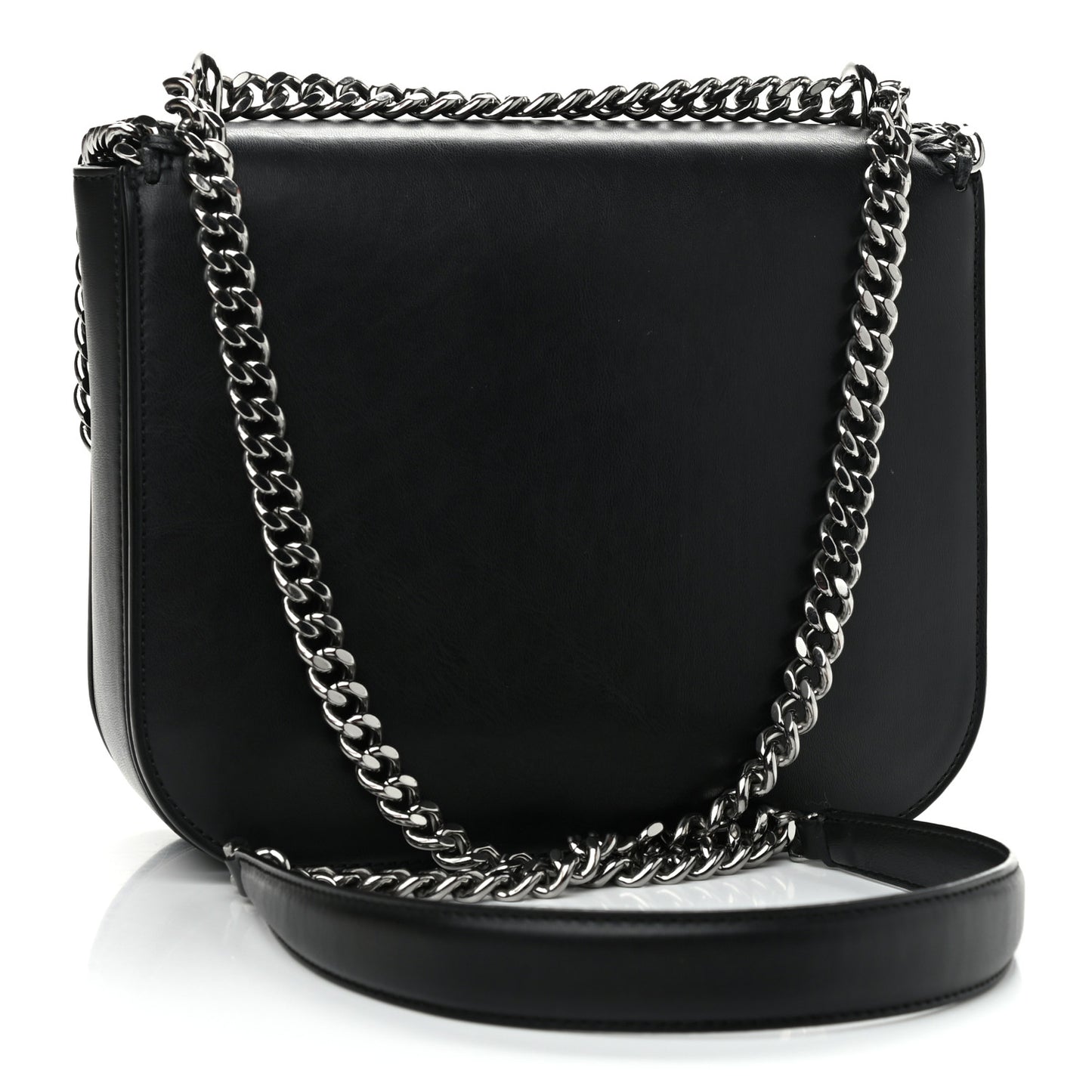 Eco Alter Nappa Medium Falabella Box Shoulder Bag Black