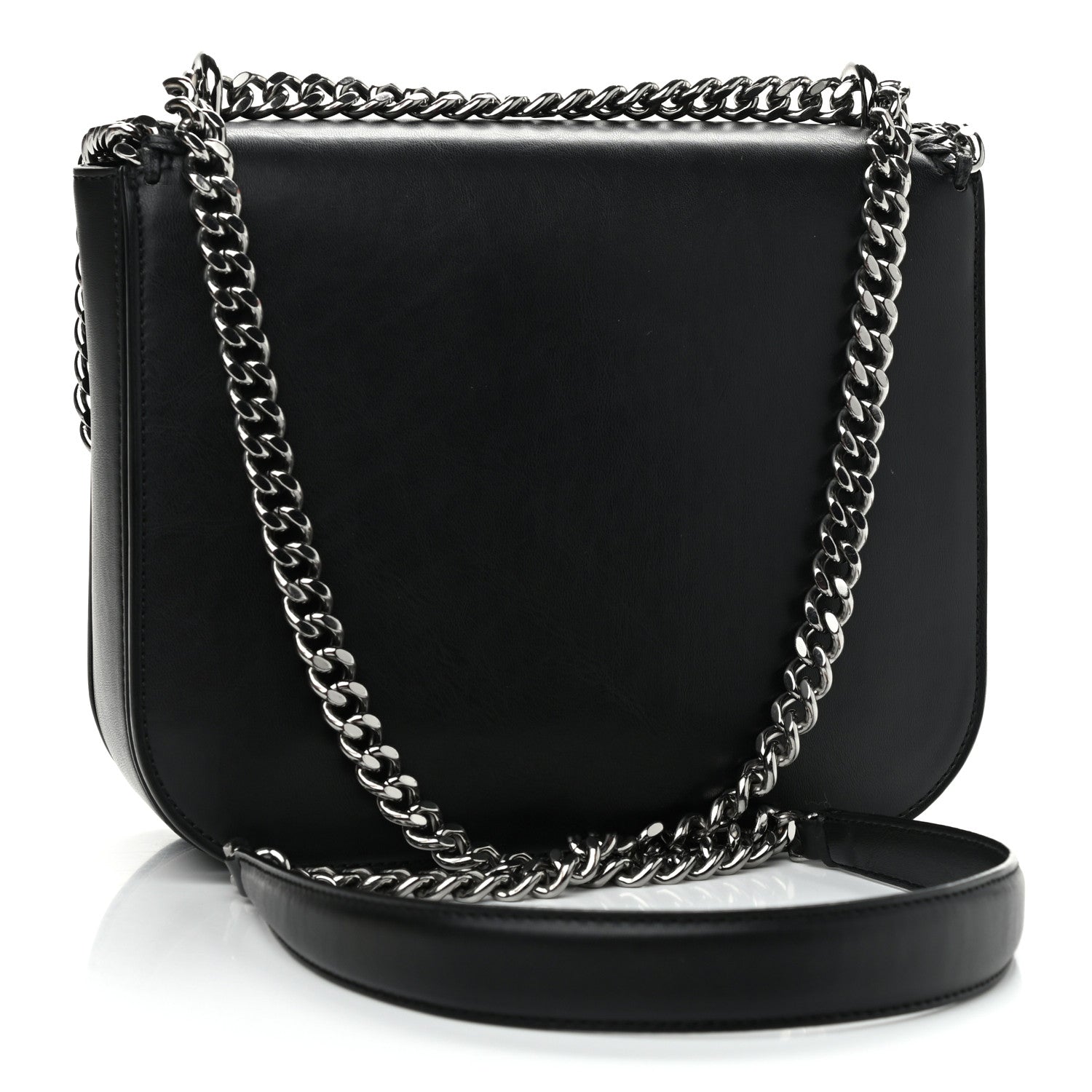Stella McCartney Eco Alter Nappa Medium Falabella Box Shoulder Bag Black 3 of 12