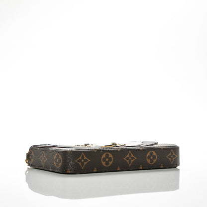 Louis Vuitton Monogram Lovely Birds Pochette Felicie Chain Wallet 4 of 6