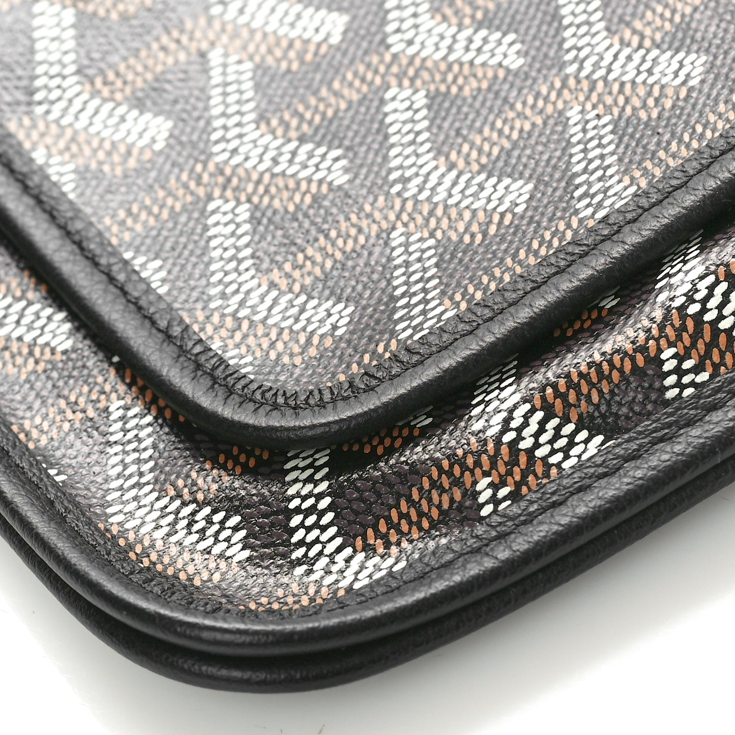 Goyardine Plumet Wallet Clutch Black