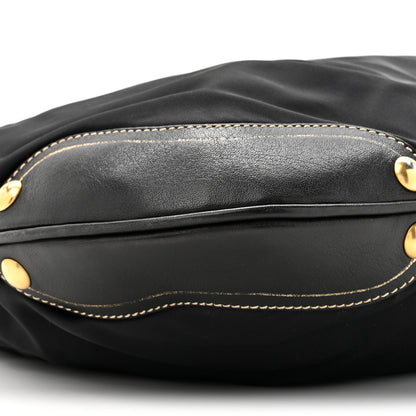 Prada Tessuto Nylon Soft Calf Small Tote Black 9 of 16