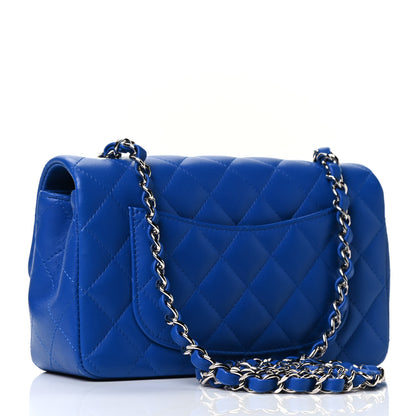 Chanel Lambskin Quilted Mini Rectangular Flap Royal Blue 2 of 4