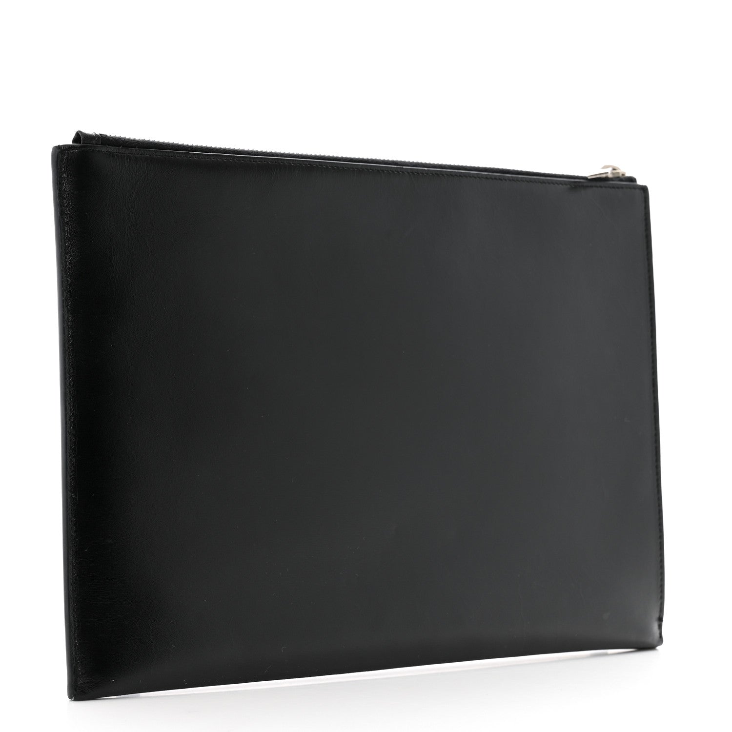 Saint Laurent Calfskin Monogram iPad Case Black 3 of 8