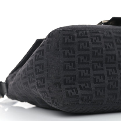 Fendi Zucchino Mama Baguette Black 6 of 9