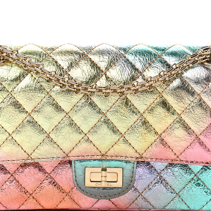 Chanel Metallic Goatskin Quilted 2.55 Reissue 225 Flap Multicolor 10 of 10