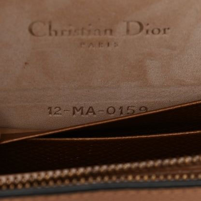 Christian Dior Metallic Grained Calfskin Saddle Belt Bag Gold 7 of 10