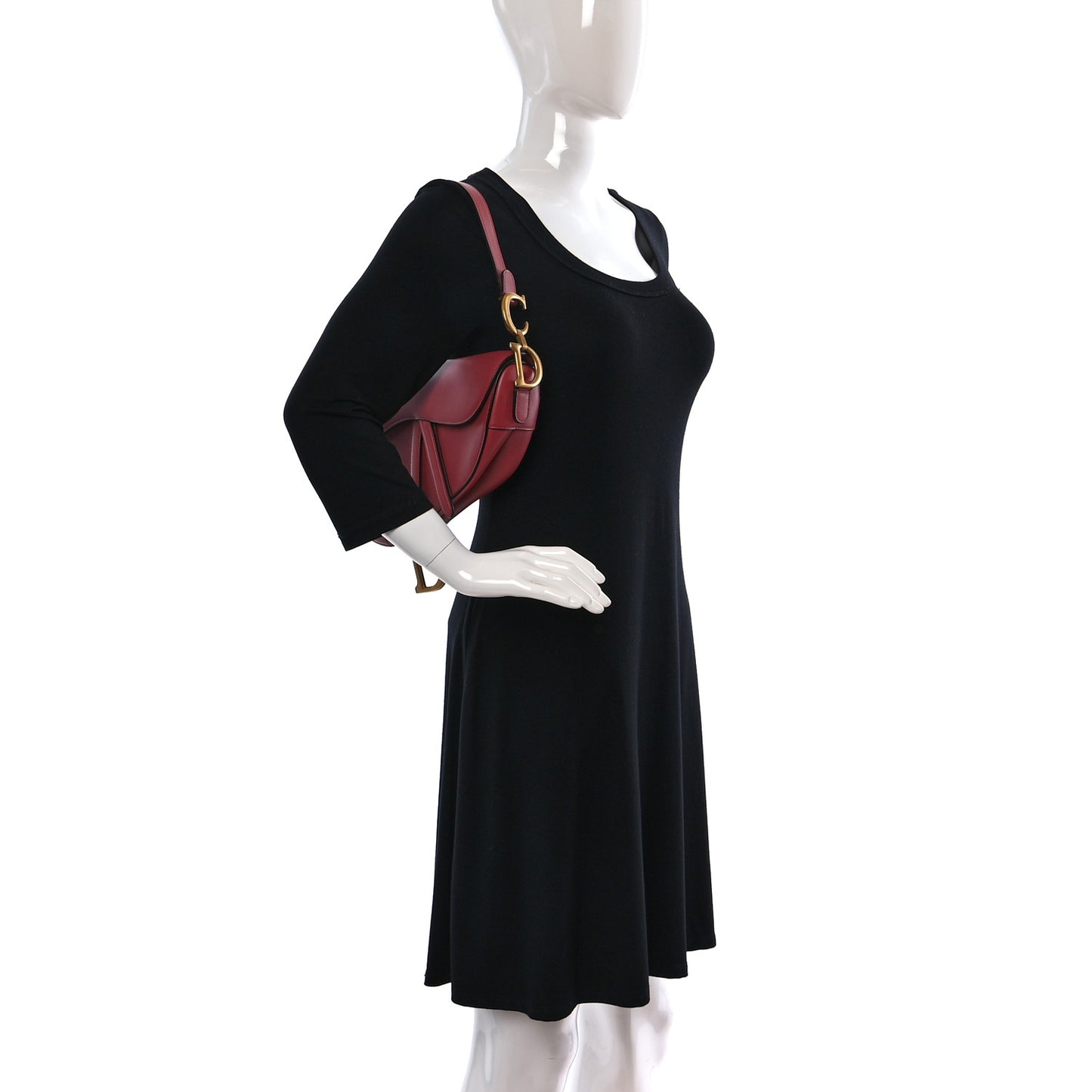 Calfskin Saddle Bag Pink