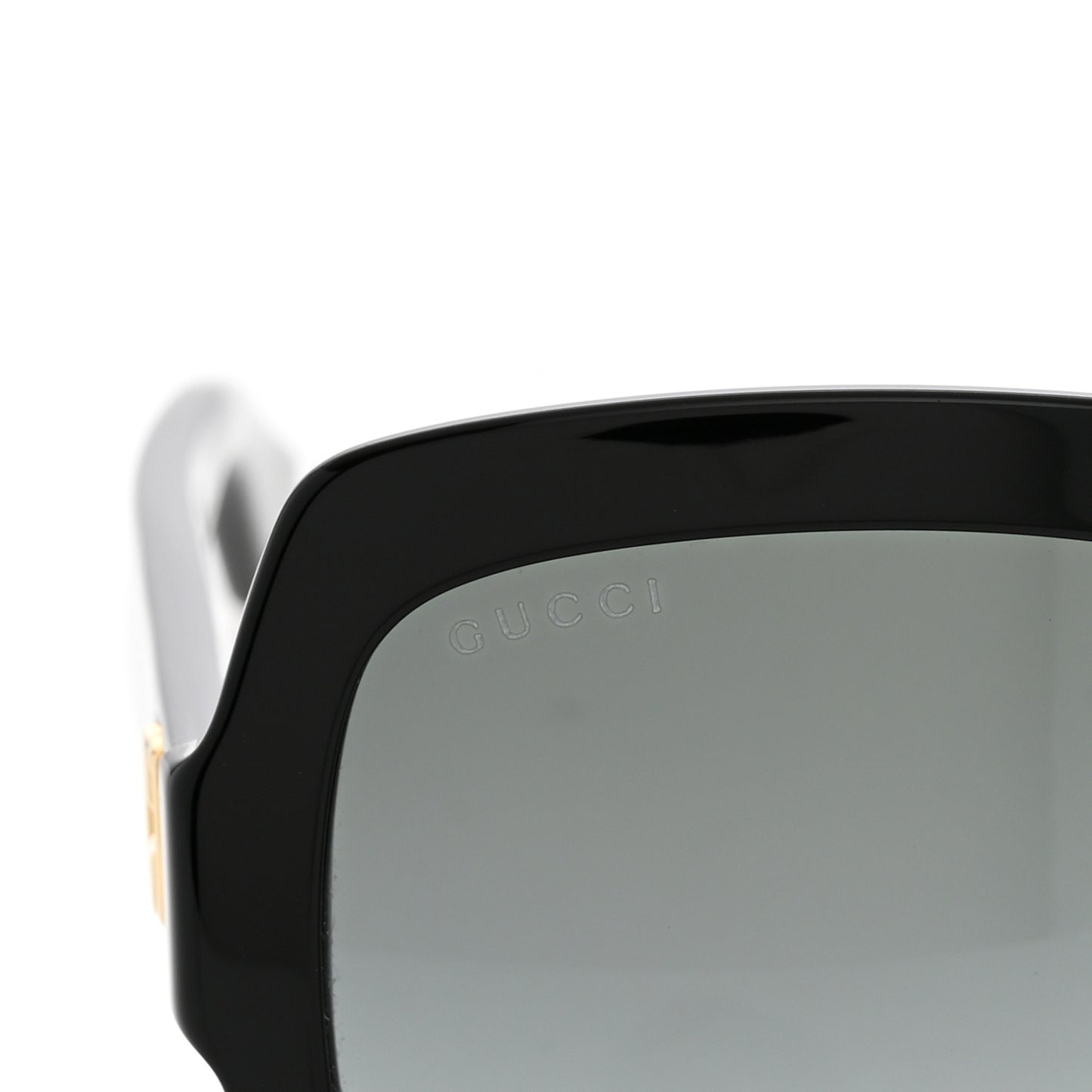 Acetate Square Frame Sunglasses GG0036S Black