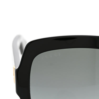 Gucci Acetate Square Frame Sunglasses GG0036S Black 7 of 9