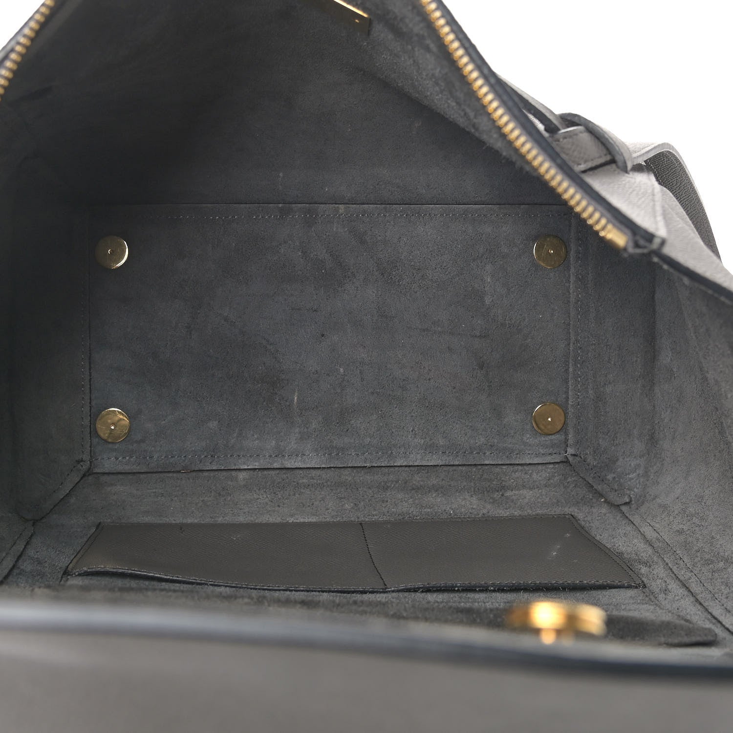 Celine Baby Grained Calfskin Micro Belt Bag Grey 5 of 15