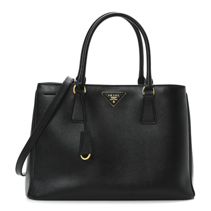 Prada Saffiano Lux Medium Tote Black 1 of 10