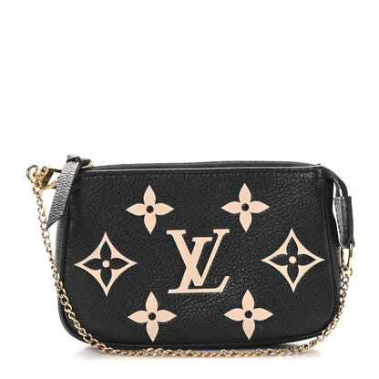 Louis Vuitton Empreinte Monogram Giant Mini Pochette Accessories Black 1 of 7