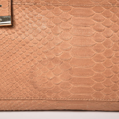 Mulberry Silky Snake Print Oversized Alexa Deer Brown 11 of 15