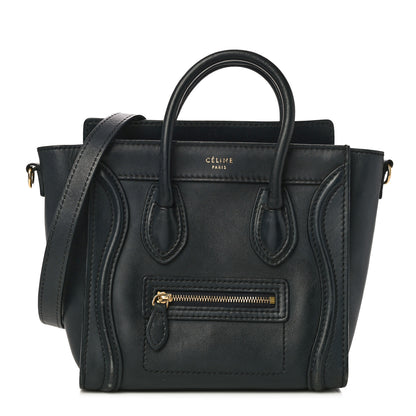 Celine Smooth Calfskin Nano Luggage Orage 1 of 13